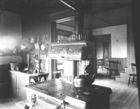 Kitchen at "TWo Maples" - 54 Main St. - c1895
