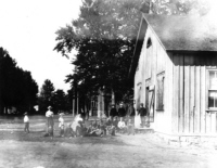 Old wooden school Concord at Harvey 1900