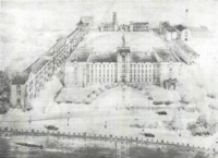 Original sketch of St. Pat's College