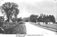 Another view of Riverdale Ave. looking north from Windsor - 1898