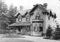Brown House - "The Pines" - on Riverdale at Main