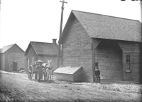 Ballantyne coal sheds at canal and north of Hawthorne - 1891