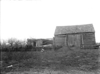 Champagne's Barn - oldest photographic record of a building in Ottawa East - 1898
