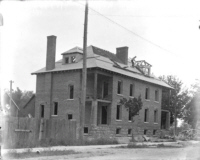 Norman Ballantyne's new house across from town hall in 1909