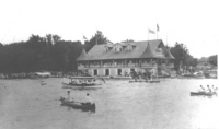 RFideau Aquatic Club - Driveway at Fifth - Regatta Day - 1909