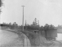 Canal siding - at Main - Echo to left - no date