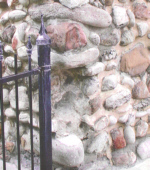 Brantwood Gates - 2003 - missing stone - City photo