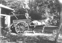 Coal cart and Lavergne 1916