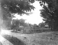 Main St. rail crossing about 1898