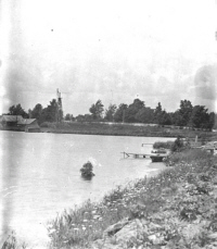 Rideau River nears Lees Farm.1890