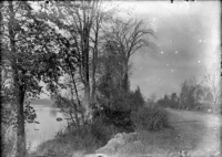 Near Hurdman's Bridge - on east side of river 1891