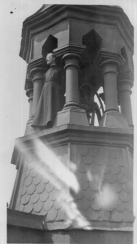 Preist in tower looking over Ottawa East