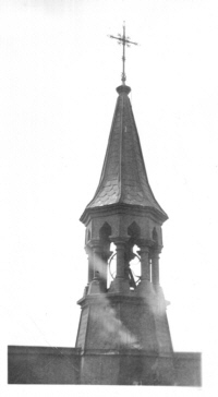 Original bell tower - removed in the 1940's