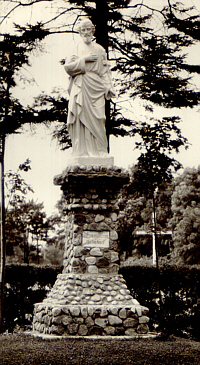 Statue of St. Joseph in the gardens