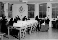 Convent Sisters sewing - probably in the 1930's