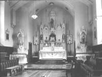 Altar refurbished in 1925 in the chapel